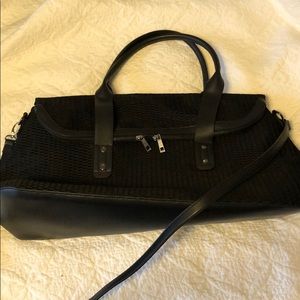 Black Mesh Gym Bag